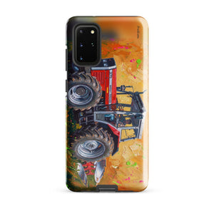 Furrow & Fields Tough case for Samsung® Glossy / Samsung Galaxy S20 Plus Massey Ferguson 375 Splash Art | Tough case for Samsung® Quality Farmers Merch