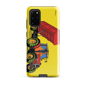 Furrow & Fields Tough case for Samsung® Glossy / Samsung Galaxy S20 Plus Massey Ferguson 6180 Pop Art | Tough case for Samsung® Quality Farmers Merch
