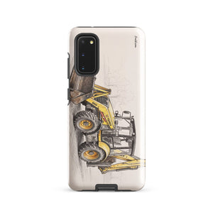 Furrow & Fields Tough case for Samsung® Glossy / Samsung Galaxy S20 Terex 860 Elite Pencil Sketch | Tough case for Samsung® Quality Farmers Merch