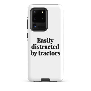 Furrow & Fields Tough case for Samsung® Glossy / Samsung Galaxy S20 Ultra Easily Distracted By Tractors | Tough case for Samsung® Quality Farmers Merch