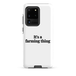 Furrow & Fields Tough case for Samsung® Glossy / Samsung Galaxy S20 Ultra It's A Farming Thing | Tough case for Samsung® Quality Farmers Merch