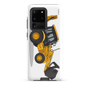 Furrow & Fields Tough case for Samsung® Glossy / Samsung Galaxy S20 Ultra JCB 3CX Sitemaster SRS | Tough case for Samsung® Quality Farmers Merch