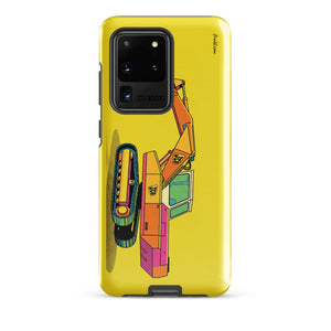 Furrow & Fields Tough case for Samsung® Glossy / Samsung Galaxy S20 Ultra JCB 806 Pop Art | Tough case for Samsung® Quality Farmers Merch