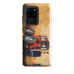 Furrow & Fields Tough case for Samsung® Glossy / Samsung Galaxy S20 Ultra Massey Ferguson 1200 Splash Art | Tough case for Samsung® Quality Farmers Merch