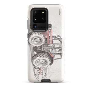 Furrow & Fields Tough case for Samsung® Glossy / Samsung Galaxy S20 Ultra Massey Ferguson 375 Pencil Sketch | Tough case for Samsung® Quality Farmers Merch