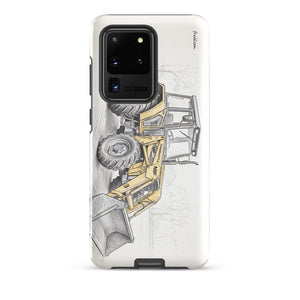 Furrow & Fields Tough case for Samsung® Glossy / Samsung Galaxy S20 Ultra Massey Ferguson 50E Pencil Sketch | Tough case for Samsung® Quality Farmers Merch