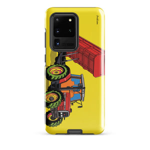 Furrow & Fields Tough case for Samsung® Glossy / Samsung Galaxy S20 Ultra Massey Ferguson 6180 Pop Art | Tough case for Samsung® Quality Farmers Merch