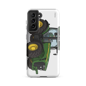 Furrow & Fields Tough case for Samsung® Glossy / Samsung Galaxy S21 FE John Deere 8345R | Tough case for Samsung® Quality Farmers Merch