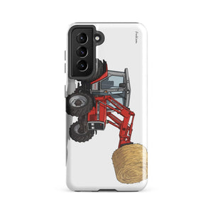 Furrow & Fields Tough case for Samsung® Glossy / Samsung Galaxy S21 FE Massey Ferguson 3070 Autotronic | Tough case for Samsung® Quality Farmers Merch