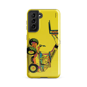 Furrow & Fields Tough case for Samsung® Glossy / Samsung Galaxy S21 FE Sanderson 726 Teleporter Pop Art | Tough case for Samsung® Quality Farmers Merch