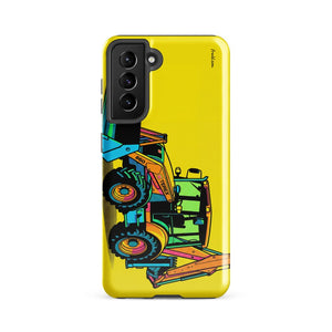 Furrow & Fields Tough case for Samsung® Glossy / Samsung Galaxy S21 FE Terex 860 Elite Pop Art | Tough case for Samsung® Quality Farmers Merch
