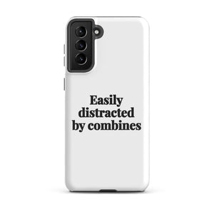Furrow & Fields Tough case for Samsung® Glossy / Samsung Galaxy S21 Plus Easily Distracted By Combines | Tough case for Samsung® Quality Farmers Merch