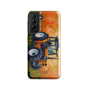 Furrow & Fields Tough case for Samsung® Glossy / Samsung Galaxy S21 Renault 145.14 TX Splash Art | Tough case for Samsung® Quality Farmers Merch