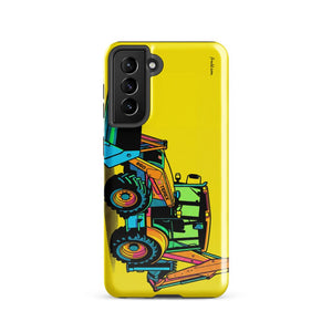 Furrow & Fields Tough case for Samsung® Glossy / Samsung Galaxy S21 Terex 860 Elite Pop Art | Tough case for Samsung® Quality Farmers Merch