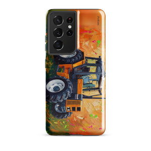 Furrow & Fields Tough case for Samsung® Glossy / Samsung Galaxy S21 Ultra Renault 145.14 TX Splash Art | Tough case for Samsung® Quality Farmers Merch