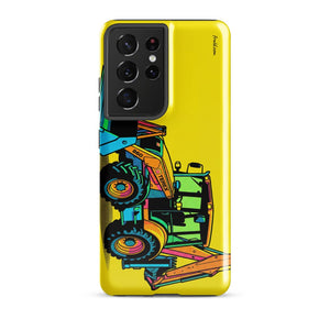 Furrow & Fields Tough case for Samsung® Glossy / Samsung Galaxy S21 Ultra Terex 860 Elite Pop Art | Tough case for Samsung® Quality Farmers Merch