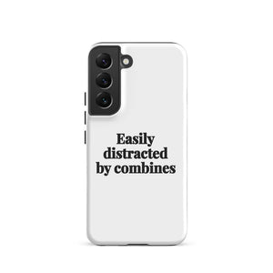 Furrow & Fields Tough case for Samsung® Glossy / Samsung Galaxy S22 Easily Distracted By Combines | Tough case for Samsung® Quality Farmers Merch