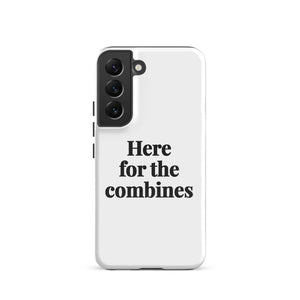 Furrow & Fields Tough case for Samsung® Glossy / Samsung Galaxy S22 Here for the Combines | Tough case for Samsung® Quality Farmers Merch