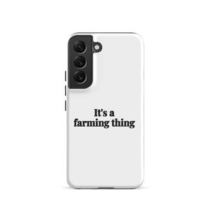Furrow & Fields Tough case for Samsung® Glossy / Samsung Galaxy S22 It's A Farming Thing | Tough case for Samsung® Quality Farmers Merch