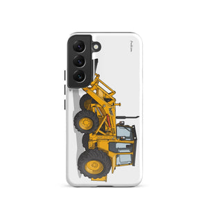 Furrow & Fields Tough case for Samsung® Glossy / Samsung Galaxy S22 Massey Ferguson 50E | Tough case for Samsung® Quality Farmers Merch