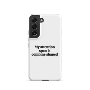 Furrow & Fields Tough case for Samsung® Glossy / Samsung Galaxy S22 My Attention Span Is Combine Shaped | Tough case for Samsung® Quality Farmers Merch