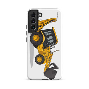 Furrow & Fields Tough case for Samsung® Glossy / Samsung Galaxy S22 Plus JCB 3CX Sitemaster SRS | Tough case for Samsung® Quality Farmers Merch