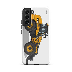 Furrow & Fields Tough case for Samsung® Glossy / Samsung Galaxy S22 Plus JCB TM420 | Tough case for Samsung® Quality Farmers Merch