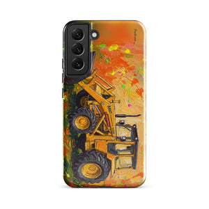 Furrow & Fields Tough case for Samsung® Glossy / Samsung Galaxy S22 Plus Massey Ferguson 50E Splash Art | Tough case for Samsung® Quality Farmers Merch