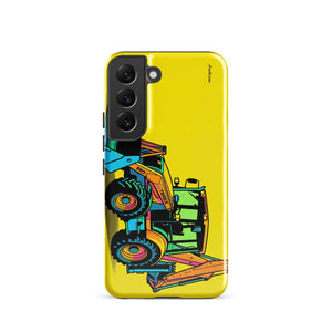 Furrow & Fields Tough case for Samsung® Glossy / Samsung Galaxy S22 Terex 860 Elite Pop Art | Tough case for Samsung® Quality Farmers Merch
