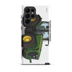 Furrow & Fields Tough case for Samsung® Glossy / Samsung Galaxy S22 Ultra John Deere 8345R | Tough case for Samsung® Quality Farmers Merch