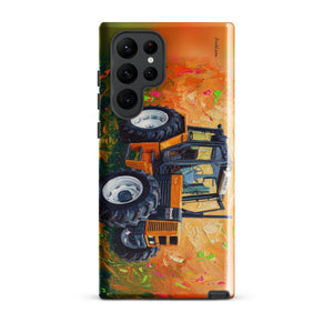 Furrow & Fields Tough case for Samsung® Glossy / Samsung Galaxy S22 Ultra Renault 145.14 TX Splash Art | Tough case for Samsung® Quality Farmers Merch