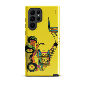 Furrow & Fields Tough case for Samsung® Glossy / Samsung Galaxy S22 Ultra Sanderson 726 Teleporter Pop Art | Tough case for Samsung® Quality Farmers Merch