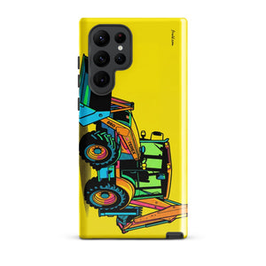 Furrow & Fields Tough case for Samsung® Glossy / Samsung Galaxy S22 Ultra Terex 860 Elite Pop Art | Tough case for Samsung® Quality Farmers Merch