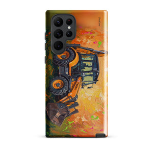 Furrow & Fields Tough case for Samsung® Glossy / Samsung Galaxy S22 Ultra Terex 860 Elite Splash Art | Tough case for Samsung® Quality Farmers Merch