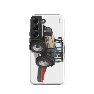 Furrow & Fields Tough case for Samsung® Glossy / Samsung Galaxy S22 Valtra 6750 | Tough case for Samsung® Quality Farmers Merch