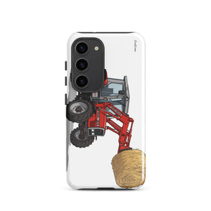 Furrow & Fields Tough case for Samsung® Glossy / Samsung Galaxy S23 Massey Ferguson 3070 Autotronic | Tough case for Samsung® Quality Farmers Merch