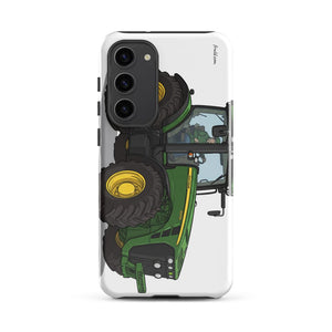 Furrow & Fields Tough case for Samsung® Glossy / Samsung Galaxy S23 Plus John Deere 8345R | Tough case for Samsung® Quality Farmers Merch