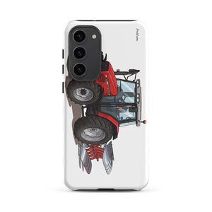 Furrow & Fields Tough case for Samsung® Glossy / Samsung Galaxy S23 Plus Massey Ferguson 6255 | Tough case for Samsung® Quality Farmers Merch