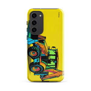 Furrow & Fields Tough case for Samsung® Glossy / Samsung Galaxy S23 Plus Terex 860 Elite Pop Art | Tough case for Samsung® Quality Farmers Merch