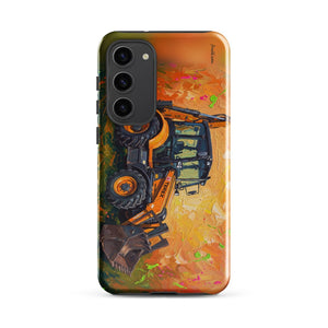 Furrow & Fields Tough case for Samsung® Glossy / Samsung Galaxy S23 Plus Terex 860 Elite Splash Art | Tough case for Samsung® Quality Farmers Merch