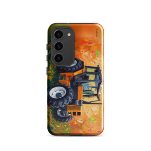Furrow & Fields Tough case for Samsung® Glossy / Samsung Galaxy S23 Renault 145.14 TX Splash Art | Tough case for Samsung® Quality Farmers Merch