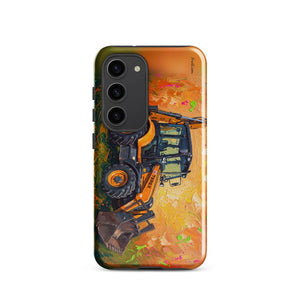 Furrow & Fields Tough case for Samsung® Glossy / Samsung Galaxy S23 Terex 860 Elite Splash Art | Tough case for Samsung® Quality Farmers Merch