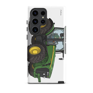 Furrow & Fields Tough case for Samsung® Glossy / Samsung Galaxy S23 Ultra John Deere 8345R | Tough case for Samsung® Quality Farmers Merch