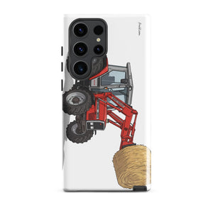 Furrow & Fields Tough case for Samsung® Glossy / Samsung Galaxy S23 Ultra Massey Ferguson 3070 Autotronic | Tough case for Samsung® Quality Farmers Merch