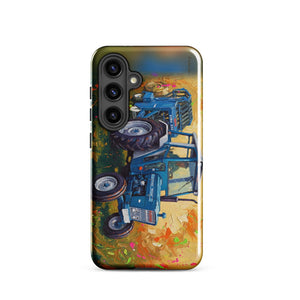 Furrow & Fields Tough case for Samsung® Glossy / Samsung Galaxy S24 Ford 7600 Splash Art | Tough case for Samsung® Quality Farmers Merch