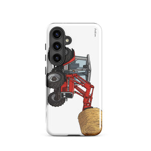 Furrow & Fields Tough case for Samsung® Glossy / Samsung Galaxy S24 Massey Ferguson 3070 Autotronic | Tough case for Samsung® Quality Farmers Merch