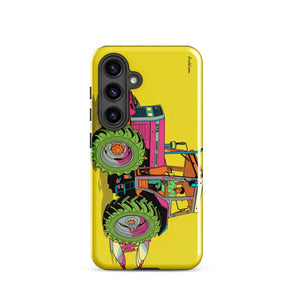 Furrow & Fields Tough case for Samsung® Glossy / Samsung Galaxy S24 Massey Ferguson 375 Pop Art | Tough case for Samsung® Quality Farmers Merch