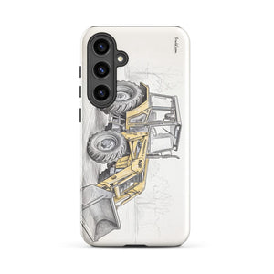 Furrow & Fields Tough case for Samsung® Glossy / Samsung Galaxy S24 Plus Massey Ferguson 50E Pencil Sketch | Tough case for Samsung® Quality Farmers Merch
