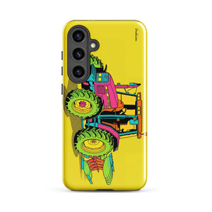 Furrow & Fields Tough case for Samsung® Glossy / Samsung Galaxy S24 Plus Massey Ferguson 6255 Pop Art | Tough case for Samsung® Quality Farmers Merch