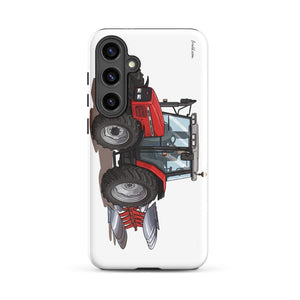 Furrow & Fields Tough case for Samsung® Glossy / Samsung Galaxy S24 Plus Massey Ferguson 6255 | Tough case for Samsung® Quality Farmers Merch